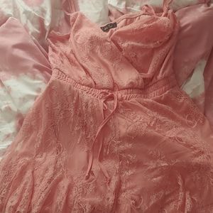 Trixxi Pink Romper Medium